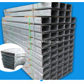 Galvanizing perforated cable tray